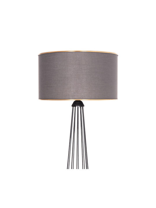 HomeMarkt Hue Floor Lamp H200xL30cm with Socket for E27 Bulb Gray