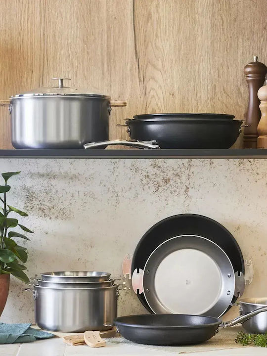 De Buyer Deep Stainless Steel Pot 1.3lt
