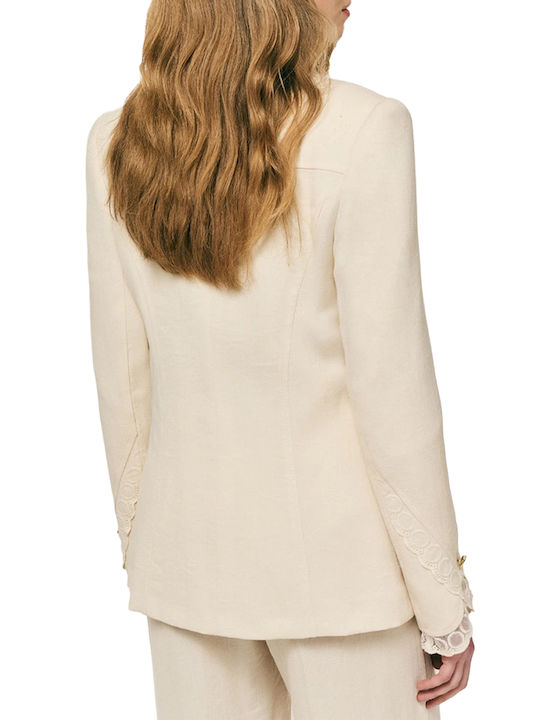Forel Damen Blazer in Apricot