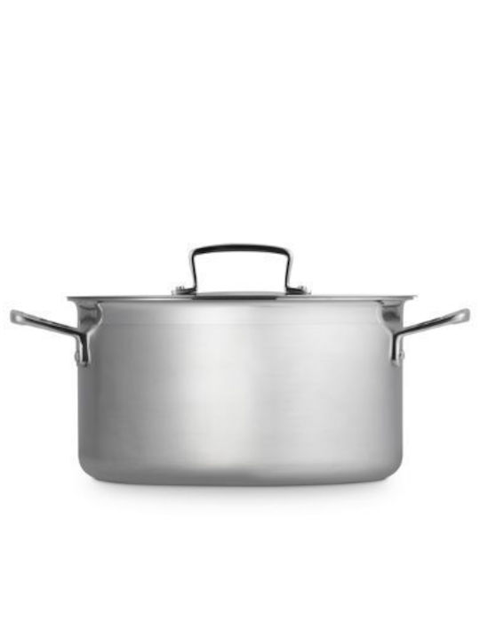 Le Creuset Βαθιά Ανοξείδωτη Κατσαρόλα 6lt /