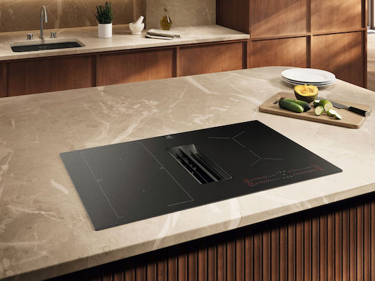Electrolux Induktions-Kochfeld Autonom mit Kapuze & Sperrmodus 80x51cm