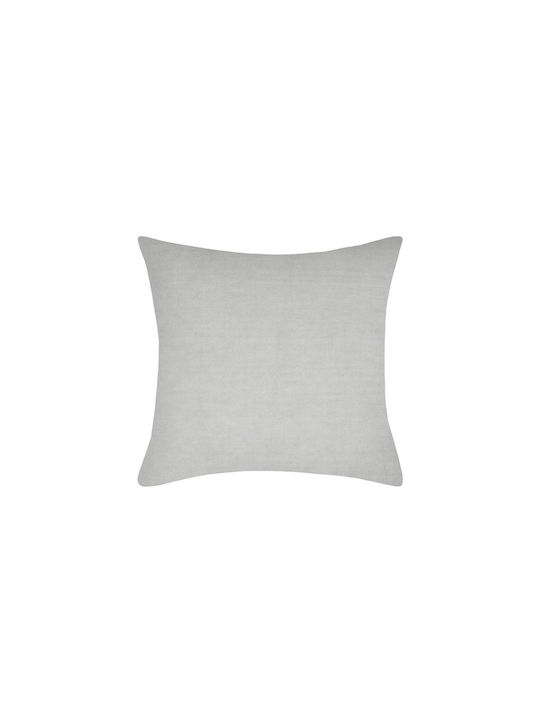 Μαξιλάρι Καναπέ S-f Brianna από 100% Βαμβάκι Blue 40x40εκ.