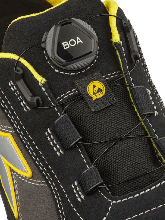 Utility Diadora Run A Box Safety Shoes Black S3S with ESD FO SR Certification
