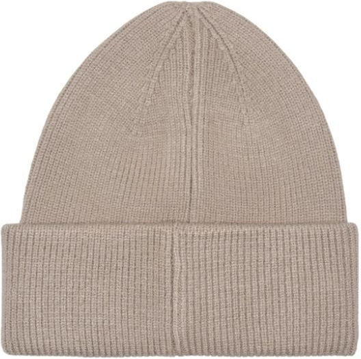 Beanie Γυναικείος Σκούφος με Rib Πλέξη σε Μπεζ χρώμα