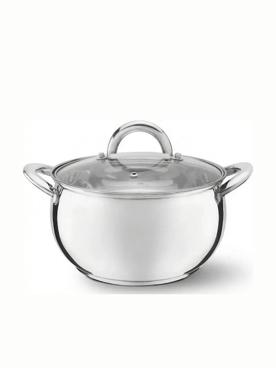 Tadar Tadar Tiefe Rostfreier Stahl Kochtopf 2.6lt