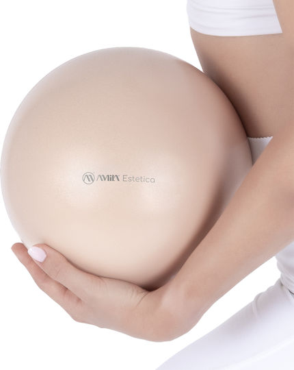 AMILA Mini Μπάλα Pilates 25cm σε Ροζ Χρώμα
