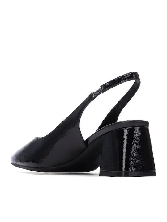 Pumps mit Mittelhohem Animal Print Schwarz