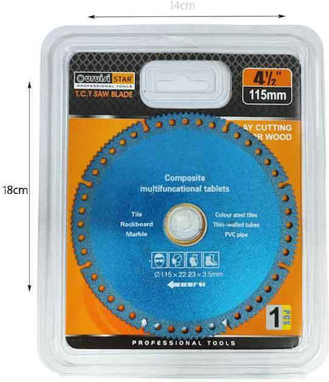 Ansin Wood Cutting Disc 115mm