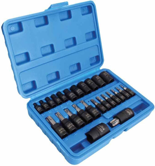 Satra Steckdosen Pneumatisch Torx Set 25Stücke
