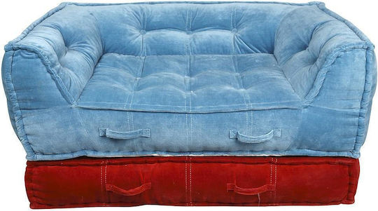Двуместен Диван Текстил Многоцветен 120x80x63см.
