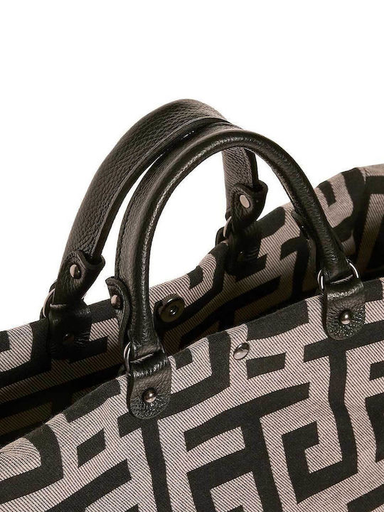 Iris Fabric Women's Tote Bag Black