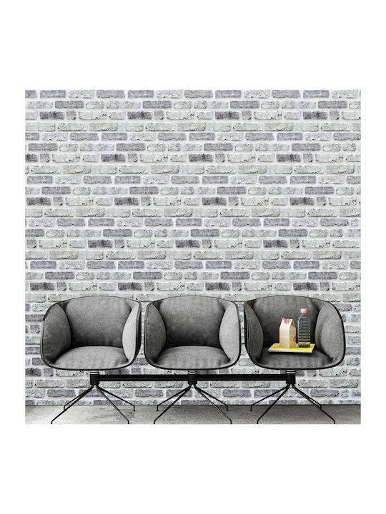 3D Wandpaneele Schaumstoff mit Kleber Bemalbar Graue 50x100cm