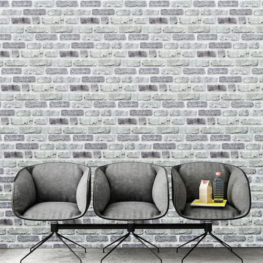 3D Wandpaneele Schaumstoff mit Kleber Bemalbar Graue 50x100cm
