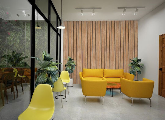 Placă Decorativă de Placare cu Efect de Lemn Stejar Textură Reliefată Termoizolantă Rezistentă la Umiditate 50cm X 100cm Grosime 2,5cm