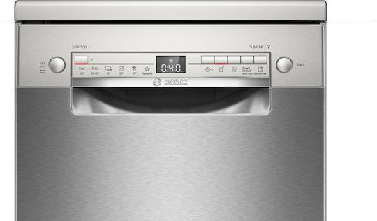 Bosch Ελεύθερο Πλυντήριο Πιάτων με Wi-Fi για 10 Σερβίτσια ExtraDry Π45xY84.5εκ. Inox