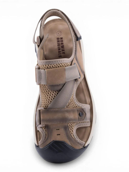 Herrensandalen in Brauner Farbe