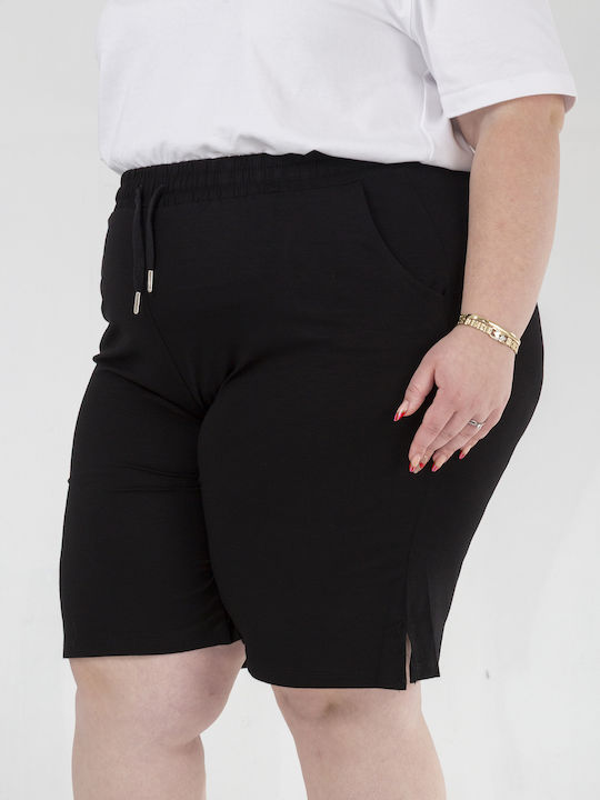 Damen Bermudas Schwarz