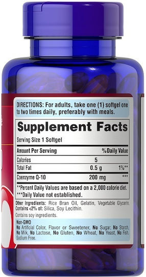 Puritan's Pride 200mg 120 Capsule