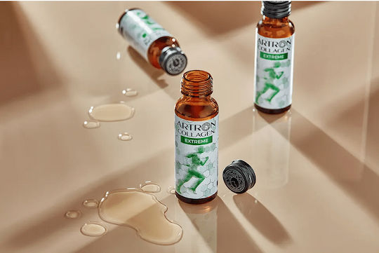 Colagen Marin Hidrolizat 10.000 Mg Articulații Mușchi Oase Artron Gold Collagen Extreme 10 Fiole X 50 Ml
