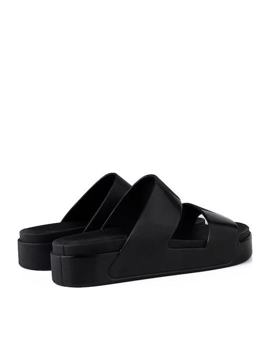 Дамски Сандали Flatforms Черни GHOST
