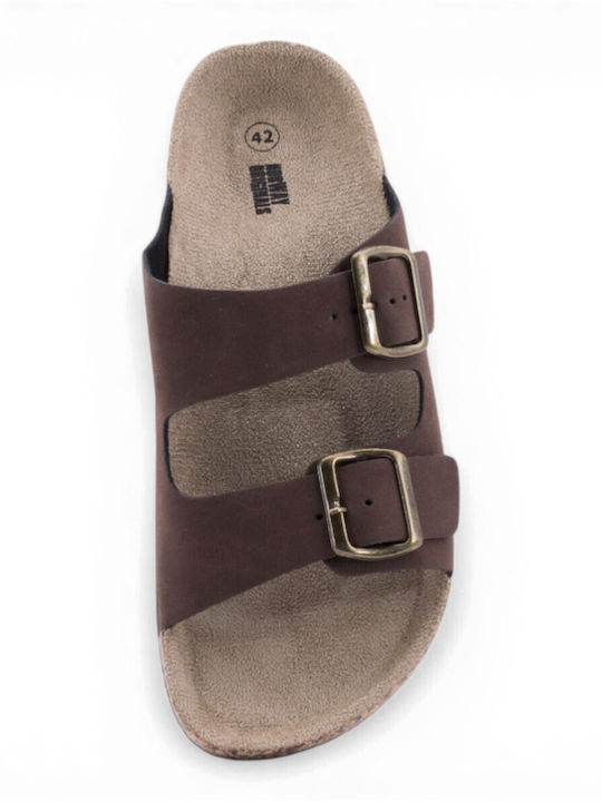 Herrensandalen in Braune Farbe