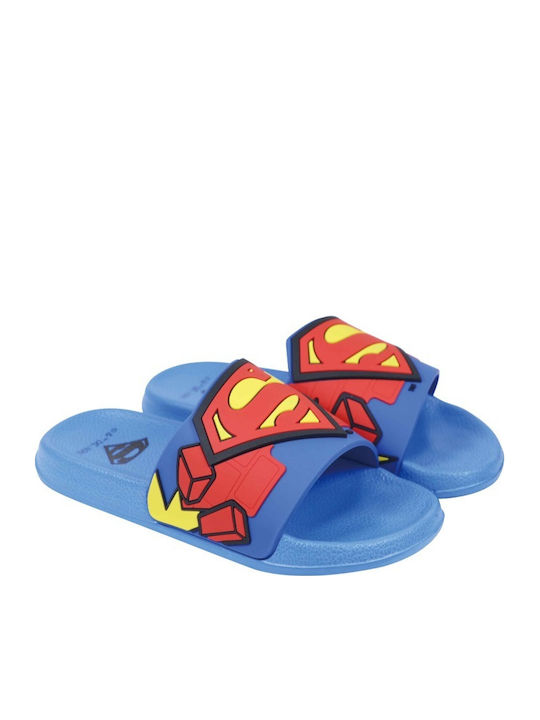 Παιδικές Σαγιονάρες Μπλε Superman