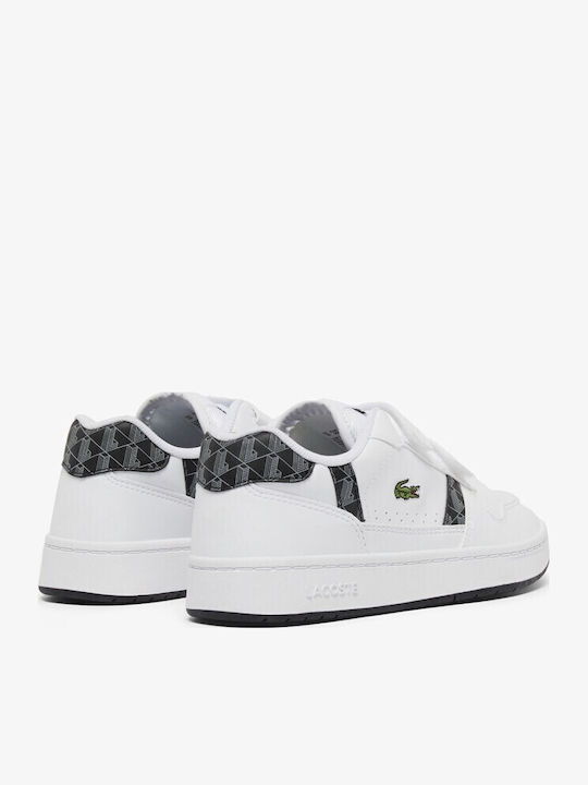 T-clip Παιδικά Sneakers με Σκρατς Λευκά