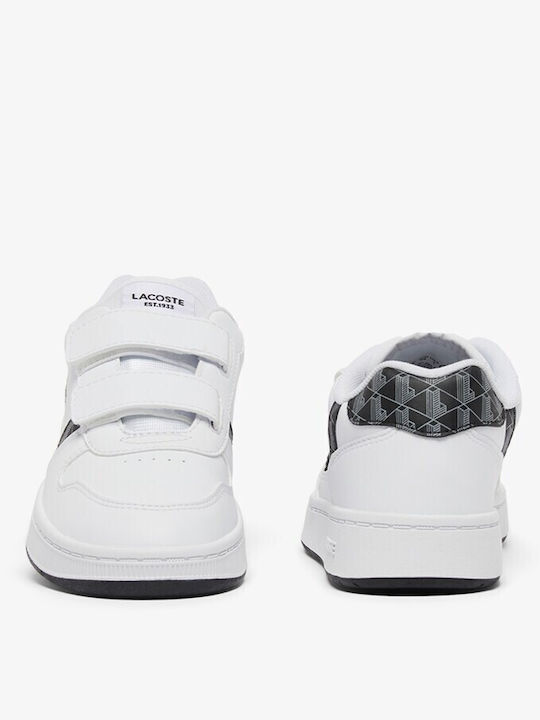 T-clip Παιδικά Sneakers με Σκρατς Λευκά