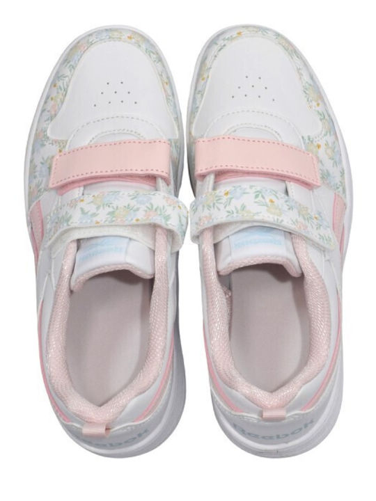 Royal Prime 2.0 Kids Sneakers with Hoop & Loop Closure White