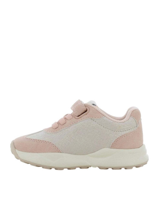 Kids Sneakers Anatomic With Hoop & Loop Closure Pink