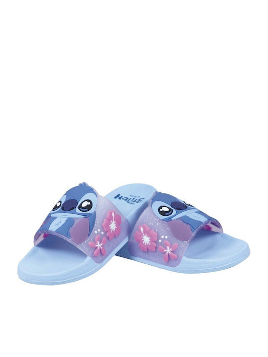 Stitch Ανατομικές Παντόφλες Γαλάζιες