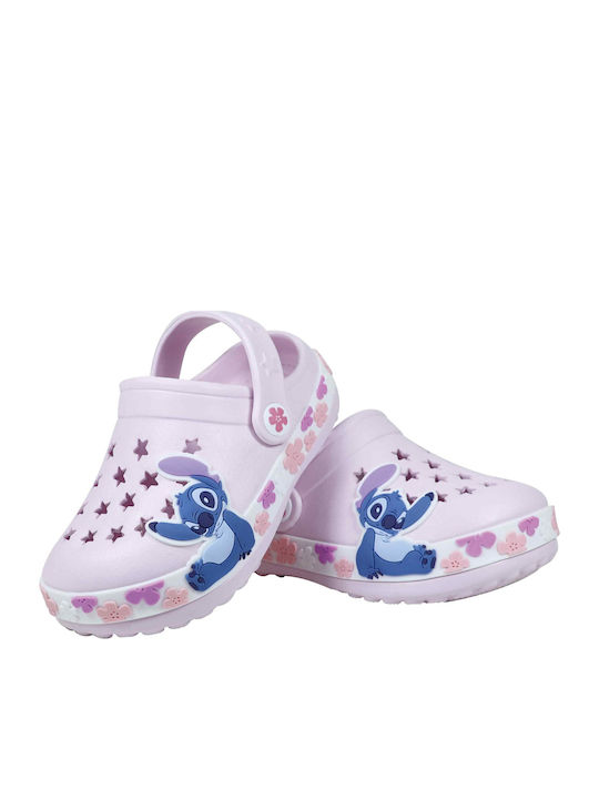Stitch Kids Anatomic Clogs for Beach Pink
