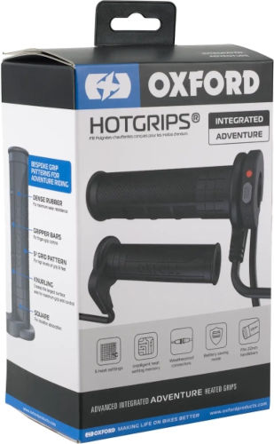 Oxford Beheizbare Motorradlenker und Lenkergewichte Hotgrips Advanced Integriert