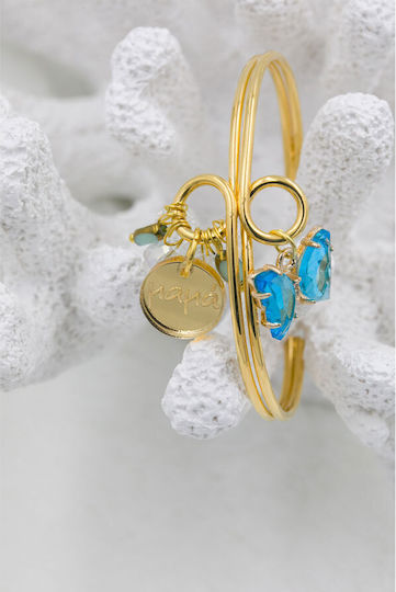 Kymi Christening Charm Bracelet Light Blue 2 Pieces MN303