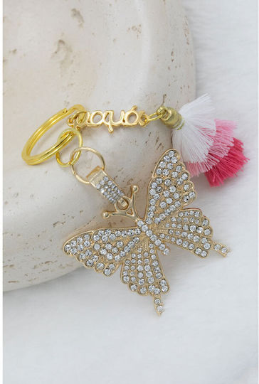 Kymi Christening Charm Keychain White 2 Pieces MN351