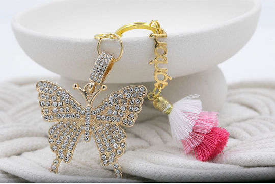 Kymi Christening Charm Keychain White 2 Pieces MN351