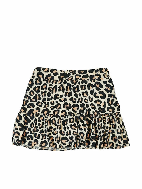 Fustă Pentru Copii Leopard Multicolor