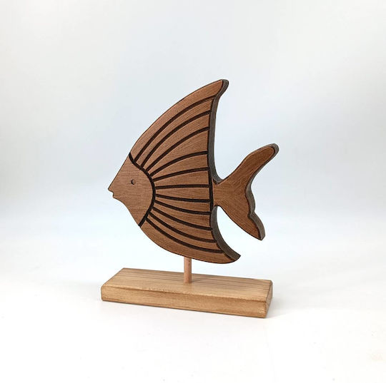 Korres Craft Διακοσμητικό Ψάρι από Ξύλο 5x23x5.5cm