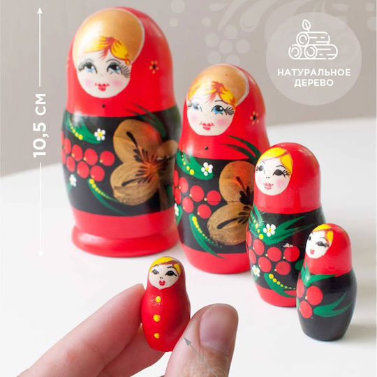 Azhna Декоративна Кукла от Дърво 10.5cm