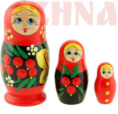 Azhna Διακοσμητική Κούκλα από Ξύλο 7cm