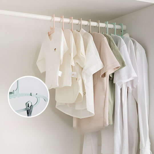 Alista Home Cremastă Dulap pentru Pantaloni Plastic Roz 126719 10 Bucăți