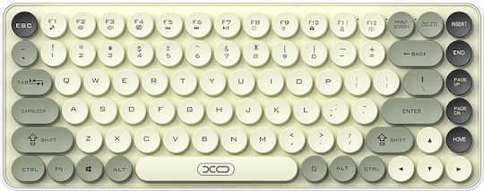 XO KB-12 Kabelloses Bluetooth Tastatur Englisch (US) Grün