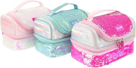 Nice Group Schulische Isolierte Kinder Lunchtasche Handtasche Hellblaue 13,5x13,5x22cm