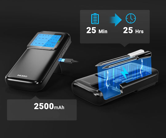 Ασύρματο Ψηφιακό Θερμόμετρο BBQ με Ακίδα και Bluetooth