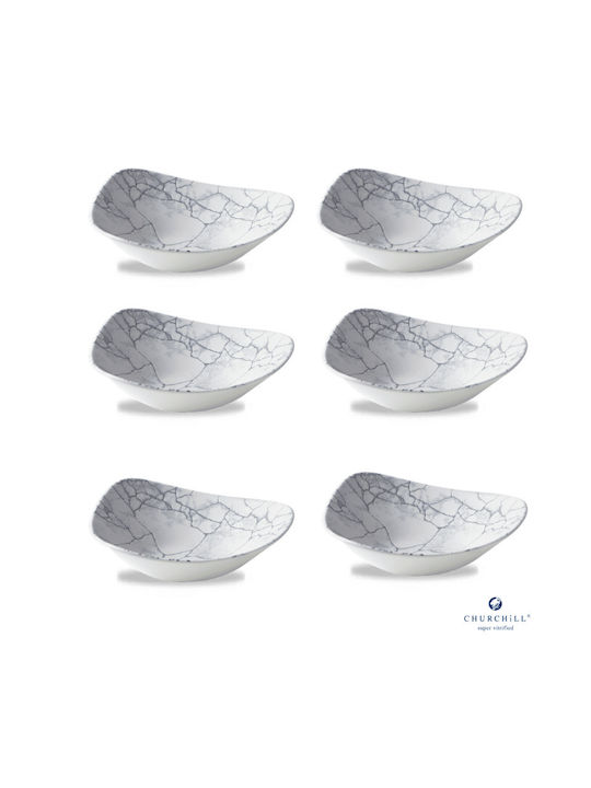 Churchill 1795 Round Porcelain Serving Bowls 6 Pieces