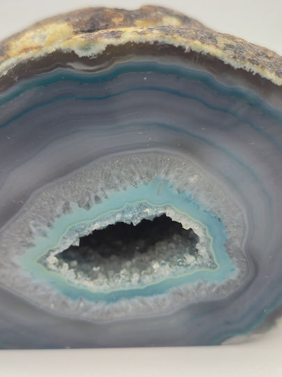 Blaues Geode Achat 1307g – Natürliche Kristall Dekoration