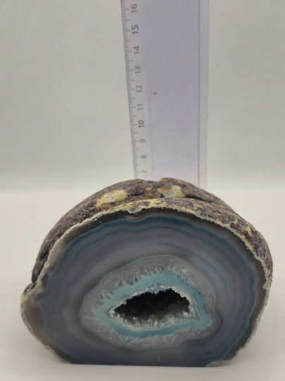 Blaues Geode Achat 1307g – Natürliche Kristall Dekoration