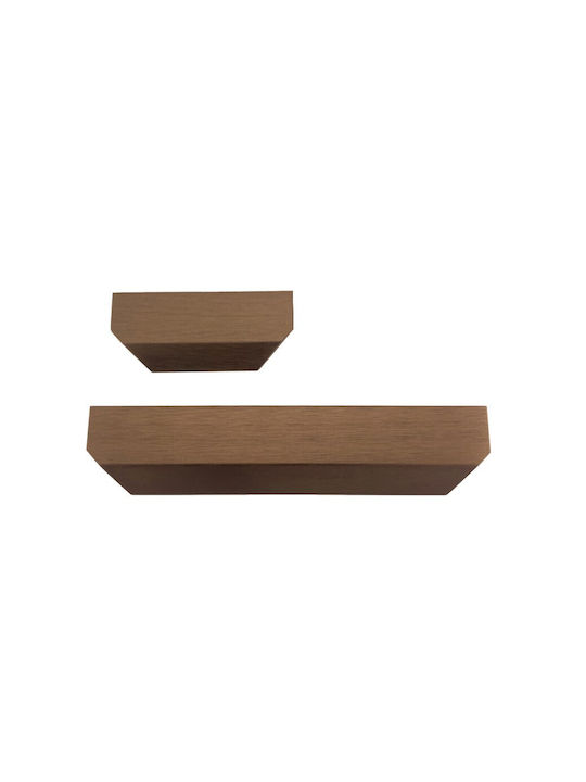 Viefe Mâner Pentru Mobilier Din Metal Bronz Periat 619mm (Centrele Găurilor 200mm) 0375128L619