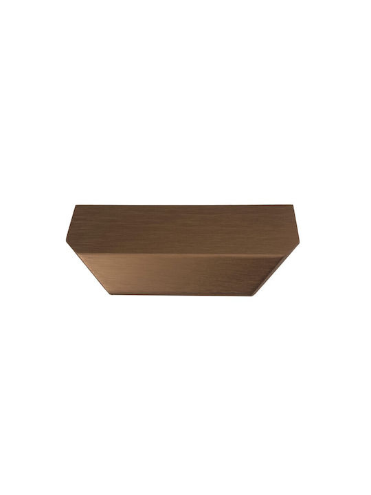 Viefe Mâner Pentru Mobilier Din Metal Bronz Periat 619mm (Centrele Găurilor 100mm) 0375064L619