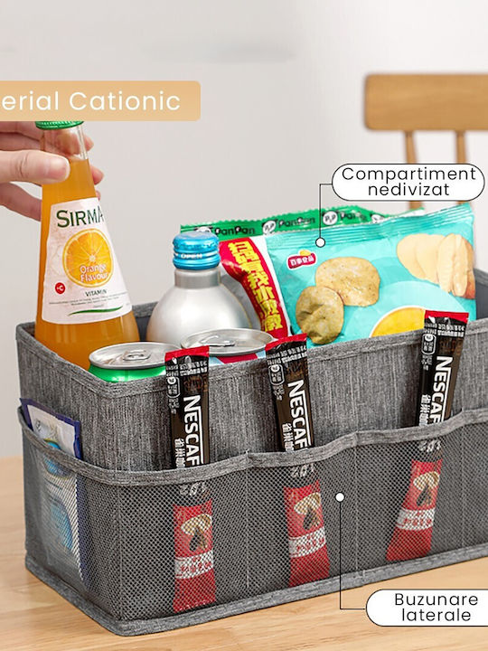 Alista Home Cutie De Depozitare Din Țesătură Gri 30x15x15cm